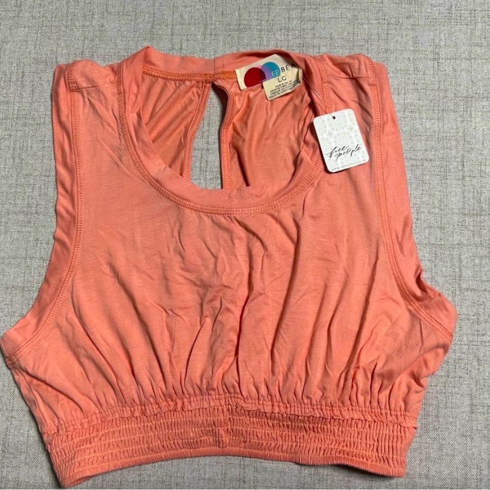 Women's Two-Piece Smocked Waist Skirt Set in Coral - Picture 2 of 6